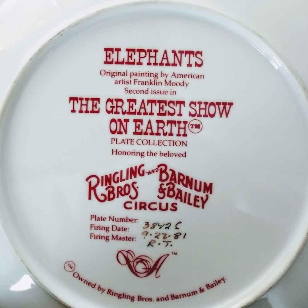 Vintage Barnum & Bailey Plate - Picture 5 of 6